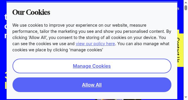 Screenshot of tigauk.com