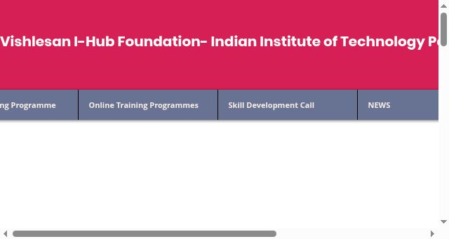 Screenshot of tih-iitp.com