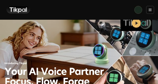 Screenshot of tikpal.ai
