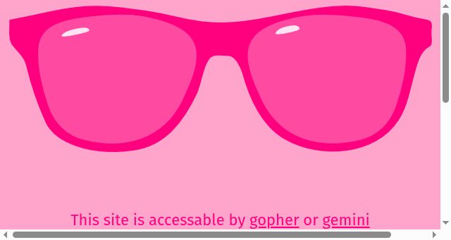 Screenshot of tilde.pink