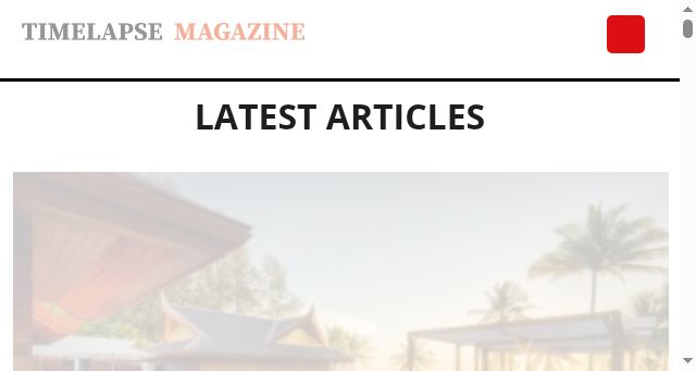 Screenshot of timelapsemagazine.com