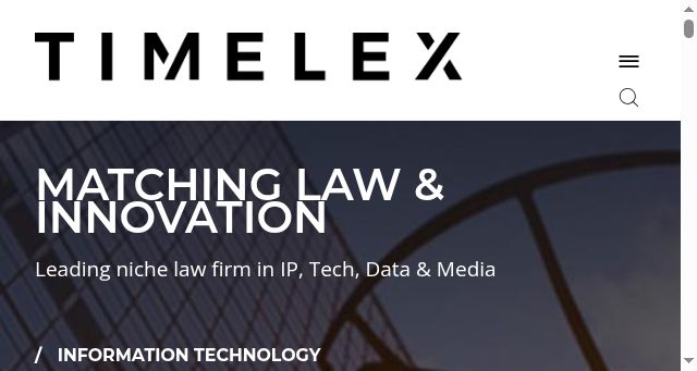 Screenshot of timelex.eu