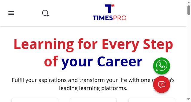 Screenshot of timespro.com