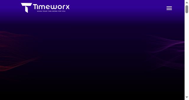 Screenshot of timeworx.io