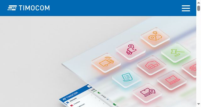 Screenshot of timocom.de