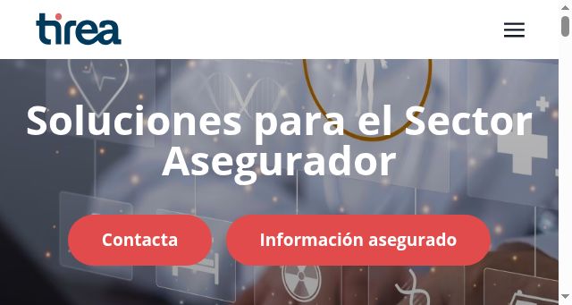 Screenshot of tirea.es