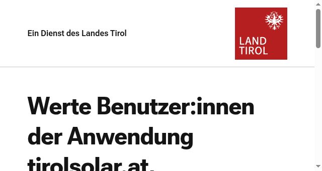 Screenshot of tirolsolar.at