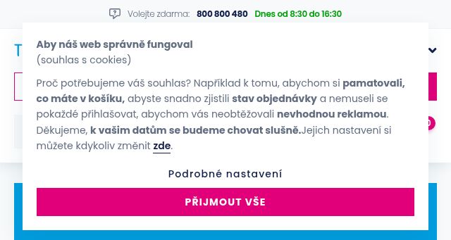 Screenshot of tisknulevne.cz