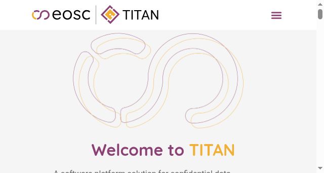 Screenshot of titan-eosc.eu