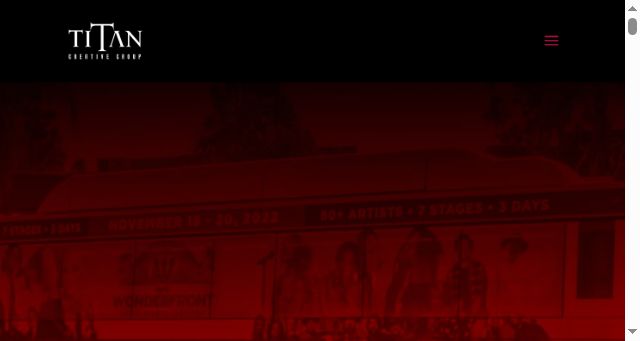 Screenshot of titancreativegroup.com