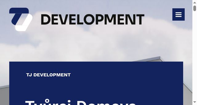 Screenshot of tjdevelopment.cz