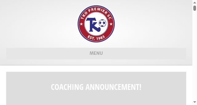 Screenshot of tkopremier.org