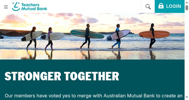 Screenshot of tmbank.com.au