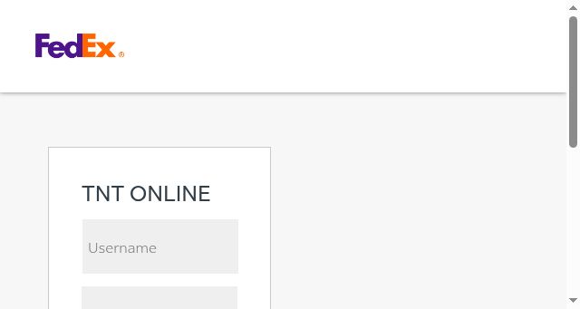 Screenshot of tntexpress.com.au