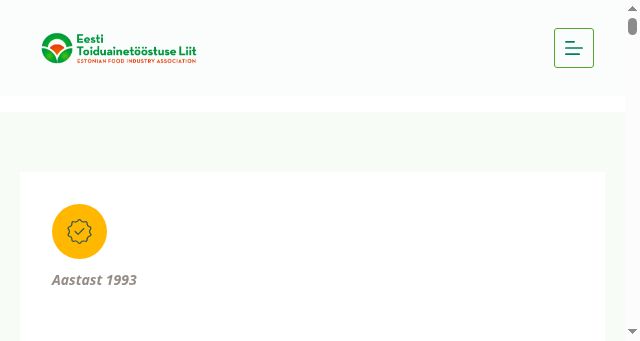 Screenshot of toiduliit.ee
