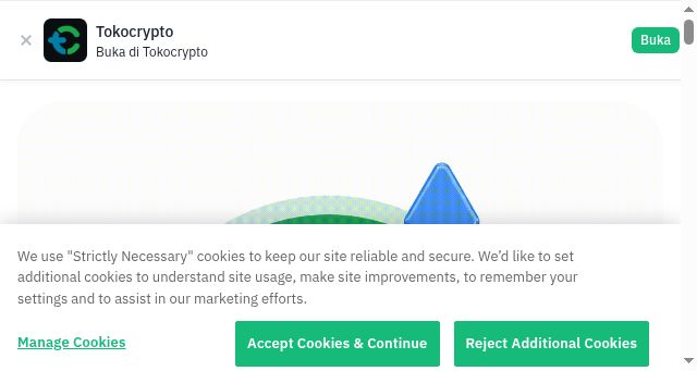 Screenshot of tokocrypto.com