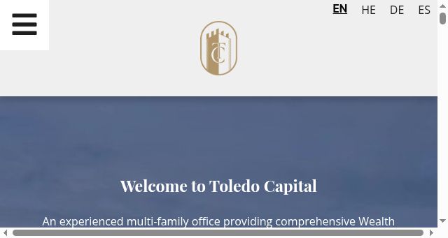 Screenshot of toledocapital.ch