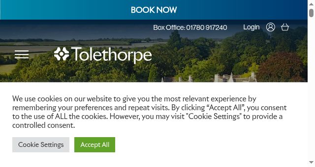 Screenshot of tolethorpe.co.uk