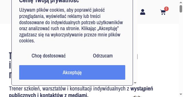 Screenshot of tomaszkammel.pl