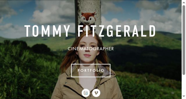 Screenshot of tommyfitzgerald.com