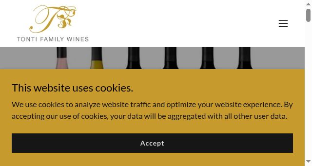 Screenshot of tontifamilywines.com