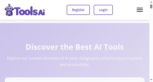 Screenshot of toolsaiapp.com
