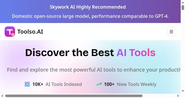 Screenshot of toolso.ai