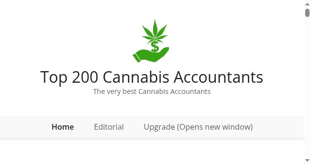 Screenshot of top200cannabisaccountants.com