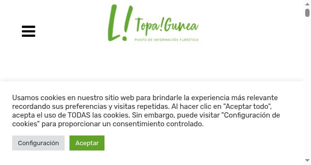 Screenshot of topalaudio.eus