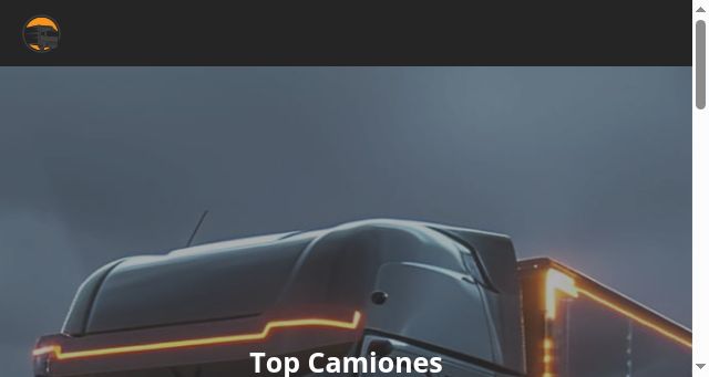 Screenshot of topcamiones.com