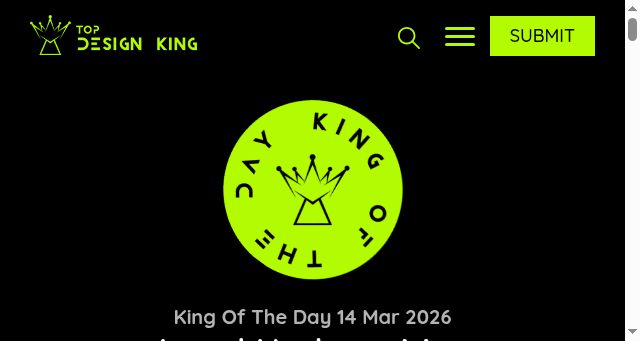 Screenshot of topdesignking.com