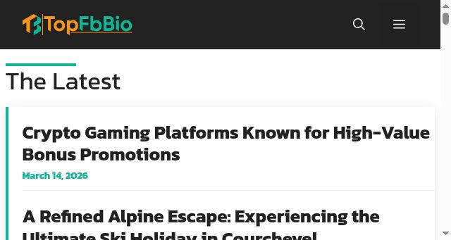 Screenshot of topfbbio.com