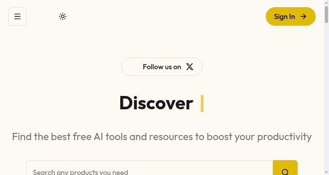Screenshot of topfree.ai