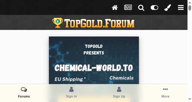 Screenshot of topgold.forum