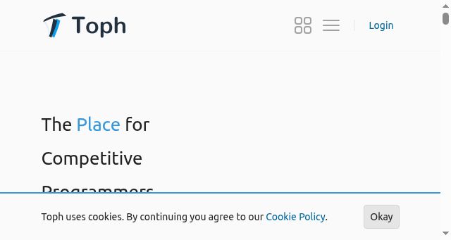 Screenshot of toph.co