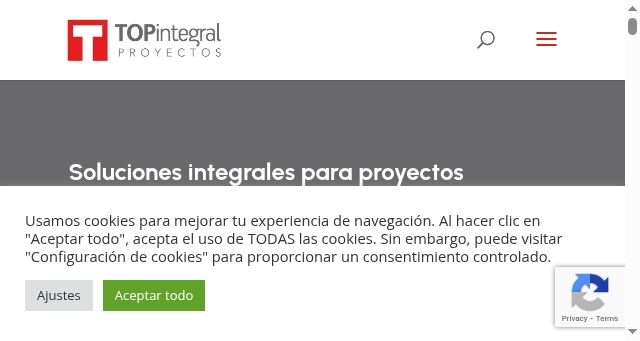Screenshot of topintegral.es