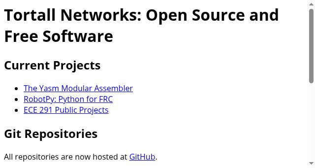 Screenshot of tortall.net