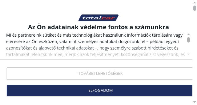 Screenshot of totalcar.hu