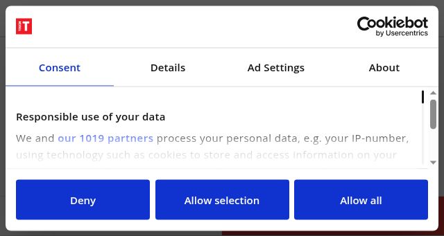 Screenshot of touchit.sk
