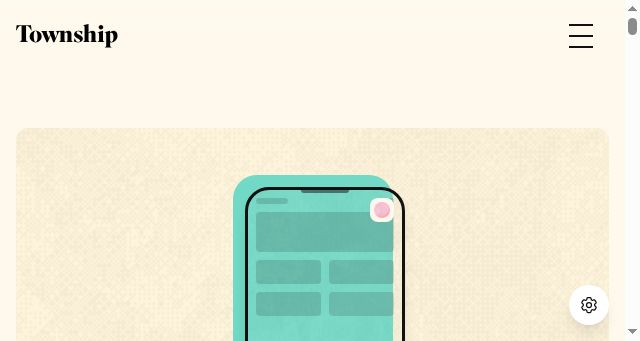 Screenshot of township.agency