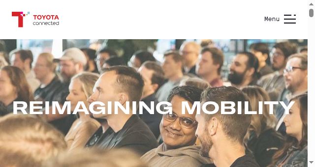 Screenshot of toyotaconnected.com