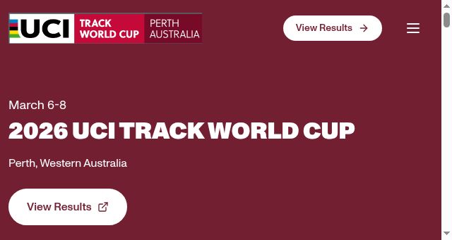 Screenshot of trackworldcup2026.com.au