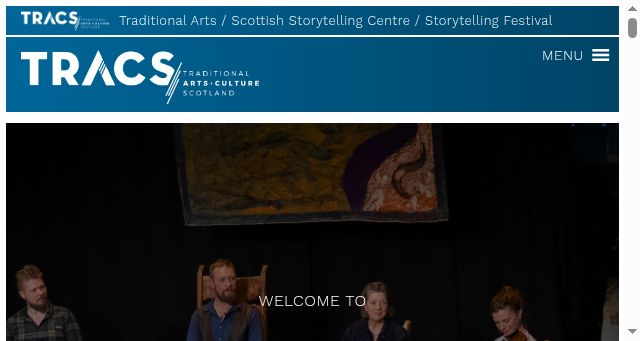 Screenshot of tracscotland.org