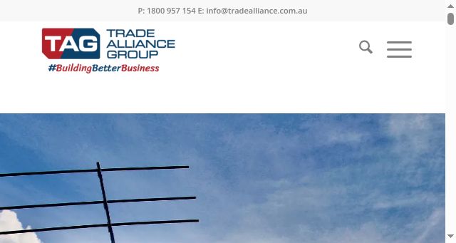 Screenshot of tradealliance.com.au