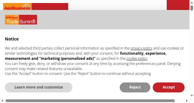 Screenshot of tradesummit.com