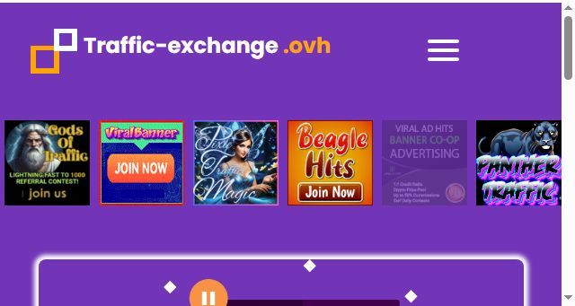 Screenshot of traffic-exchange.ovh