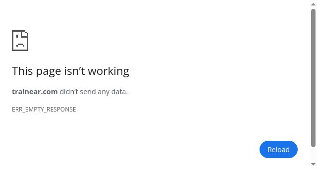 Screenshot of trainear.com