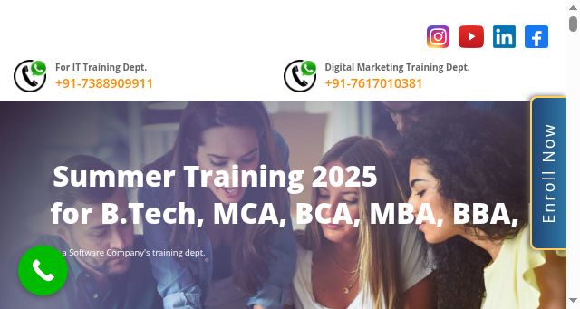 Screenshot of trainingatinfoseek.com