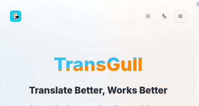 Screenshot of transgull.com
