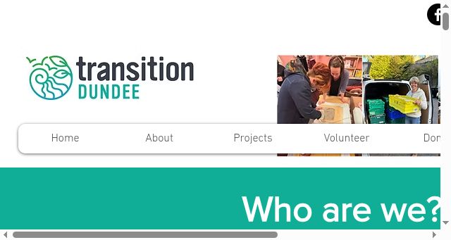 Screenshot of transitiondundee.com